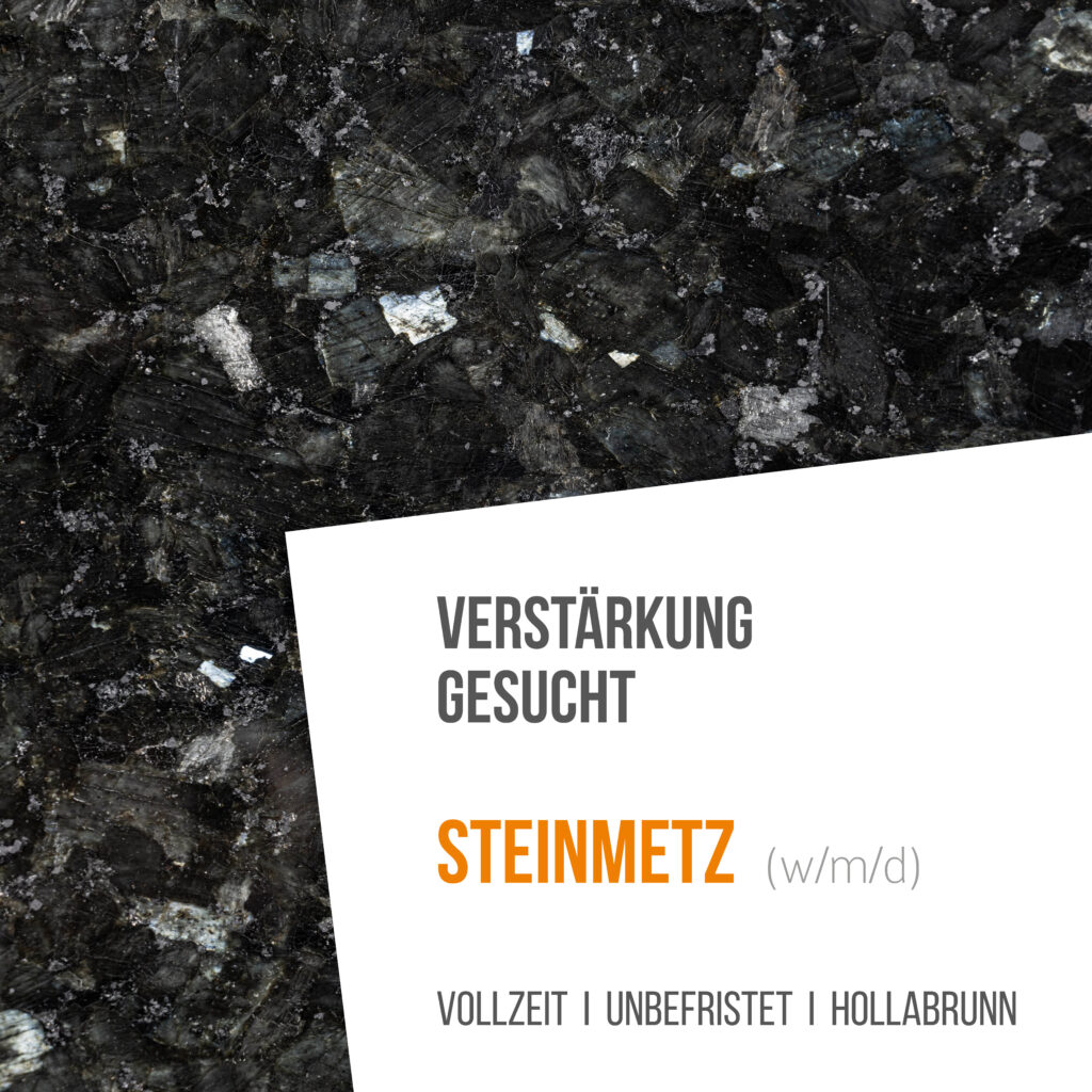 Stellenanzeige-Steinmetz